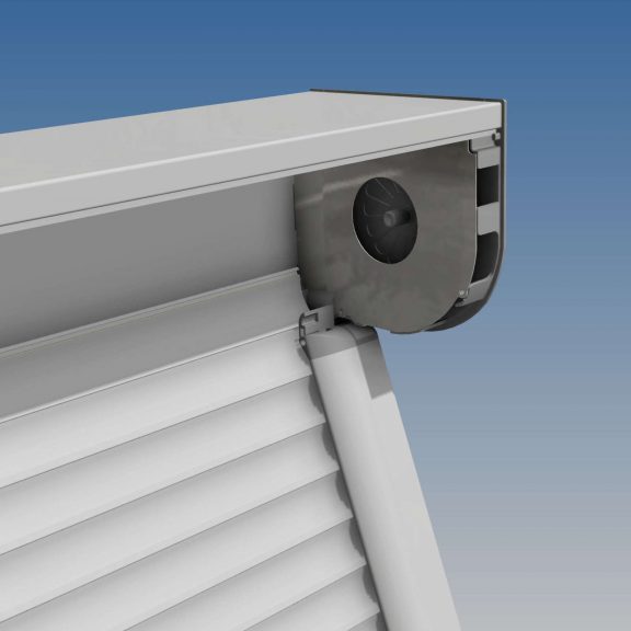 Handmatig uitvalscherm voor gemotoriseerd rolluik