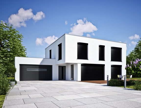 Maison avec volets Déco noir